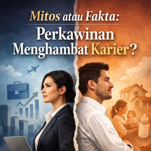 Foto Ilustrasi Mitos atau Fakta Perkawinan Menghambat Karier