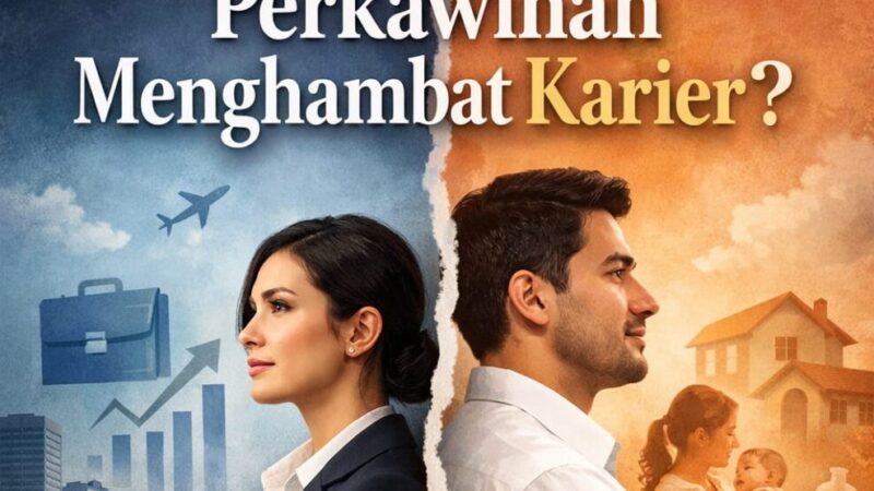 Foto Ilustrasi Mitos atau Fakta Perkawinan Menghambat Karier